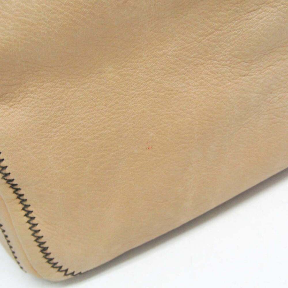 CHANEL Cream Leather Boston Bag - Picture 12 of 16